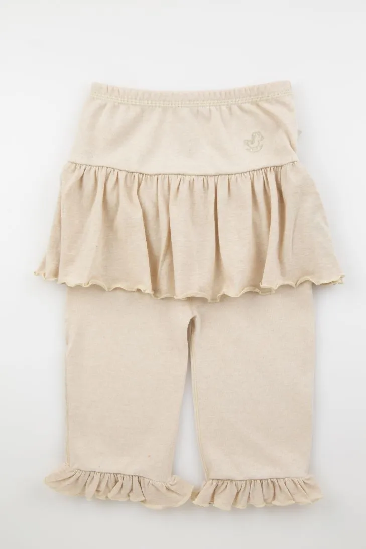 100% Organic Cotton Pant with little Skirt