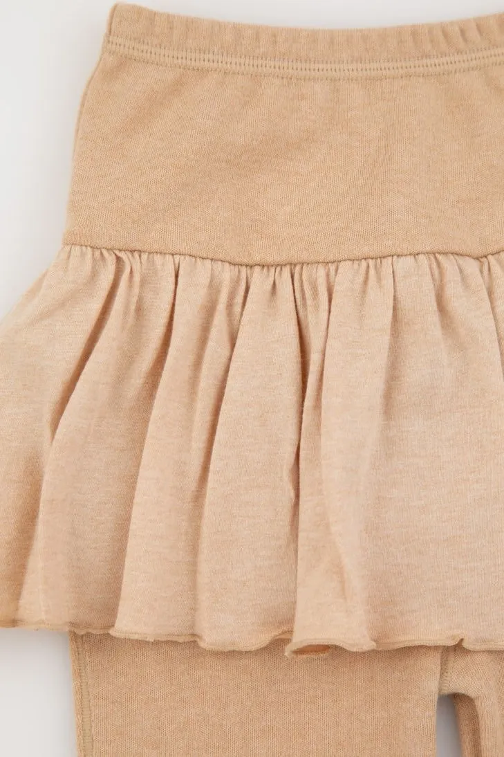 100% Organic Cotton Pant with little Skirt