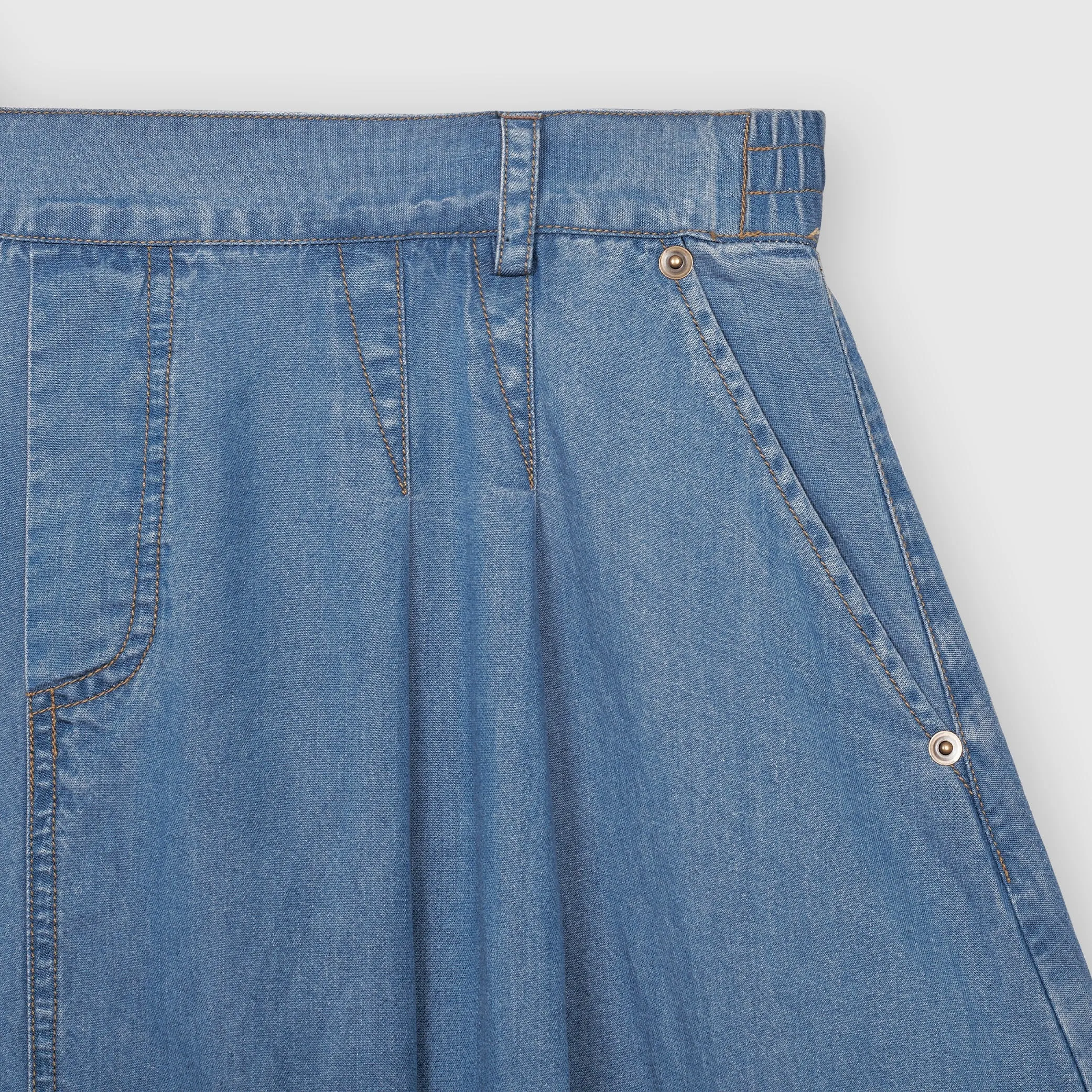 A-Line Denim Skirt