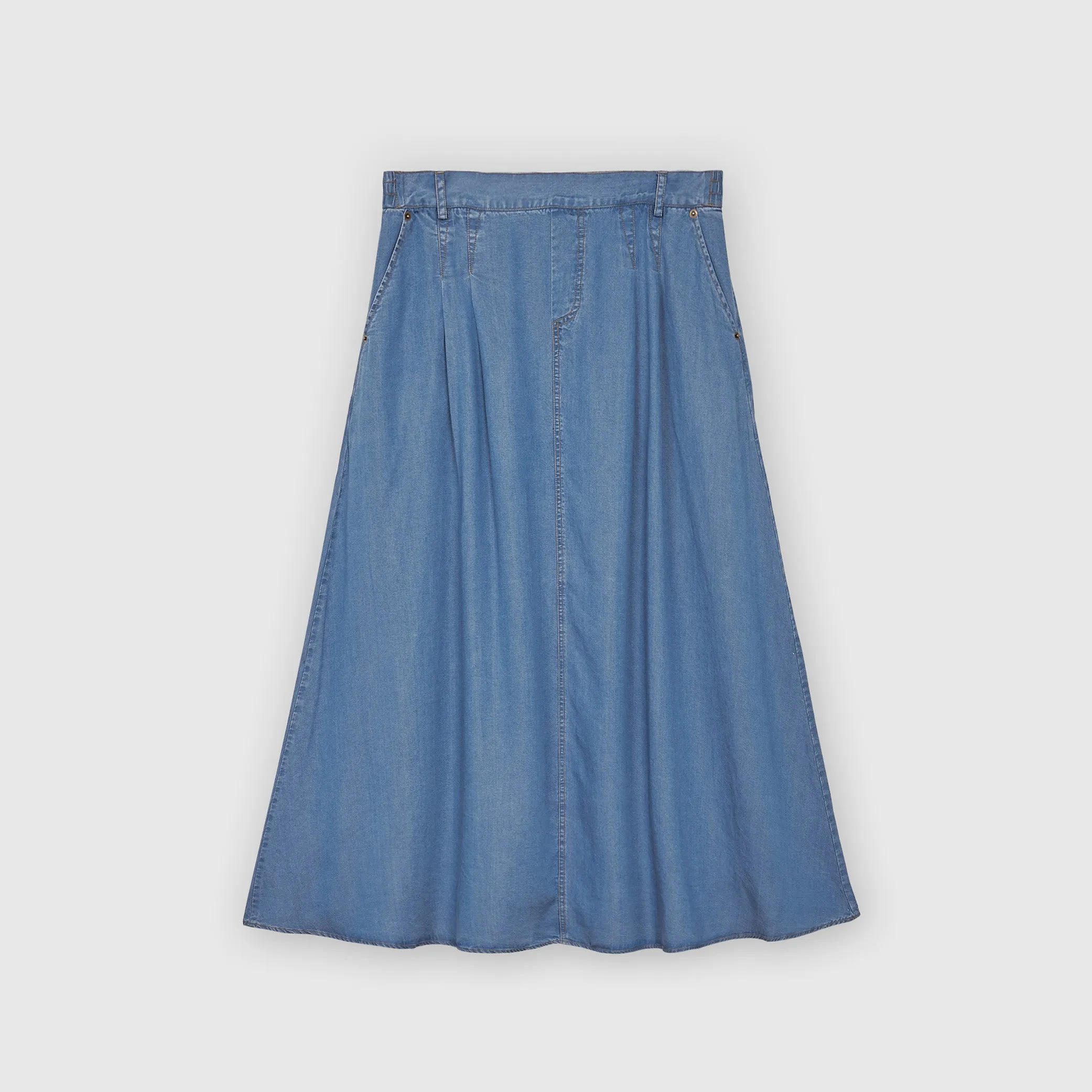 A-Line Denim Skirt