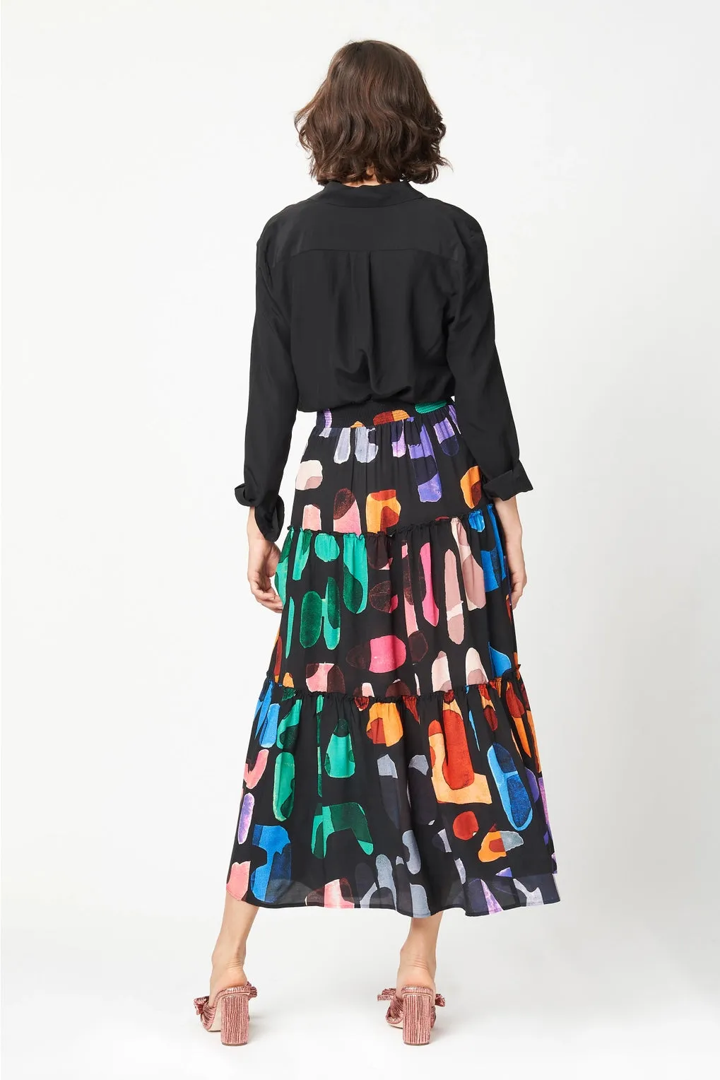 Abstract Print Harper Skirt