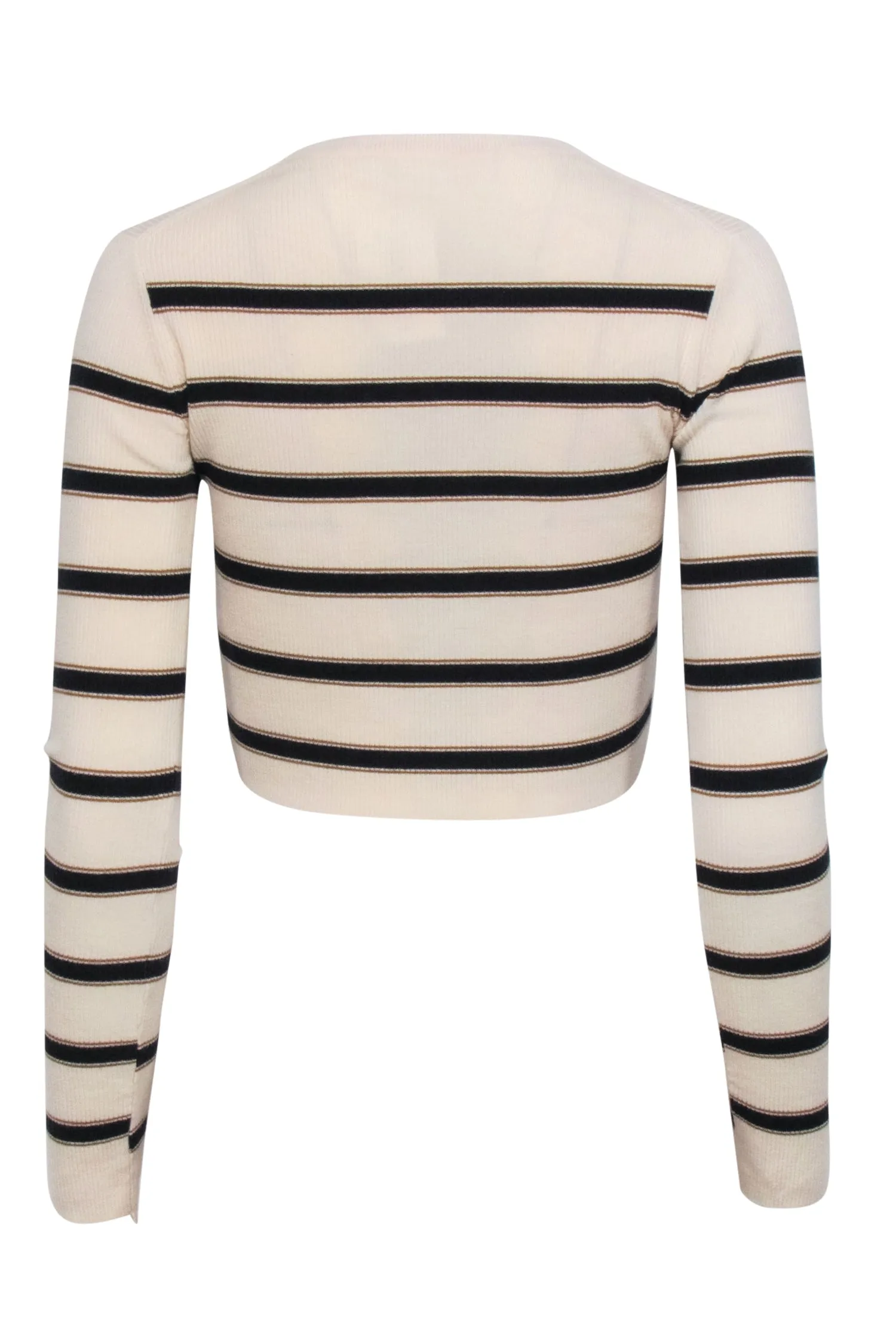 A.L.C. - Cream & Navy Stripe Wool Blend Top SZ XS