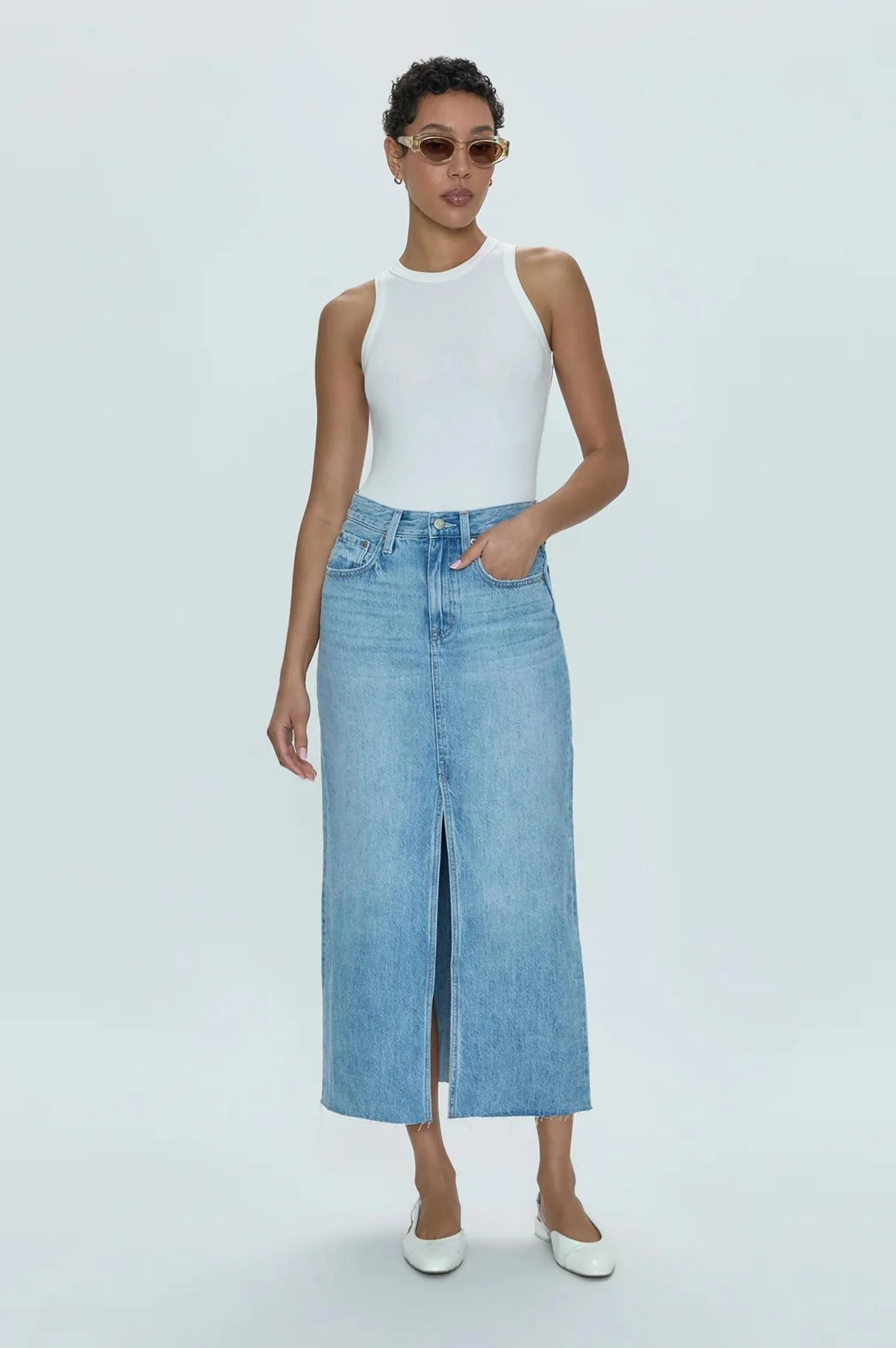 Alice Midi Skirt- Brooklyn