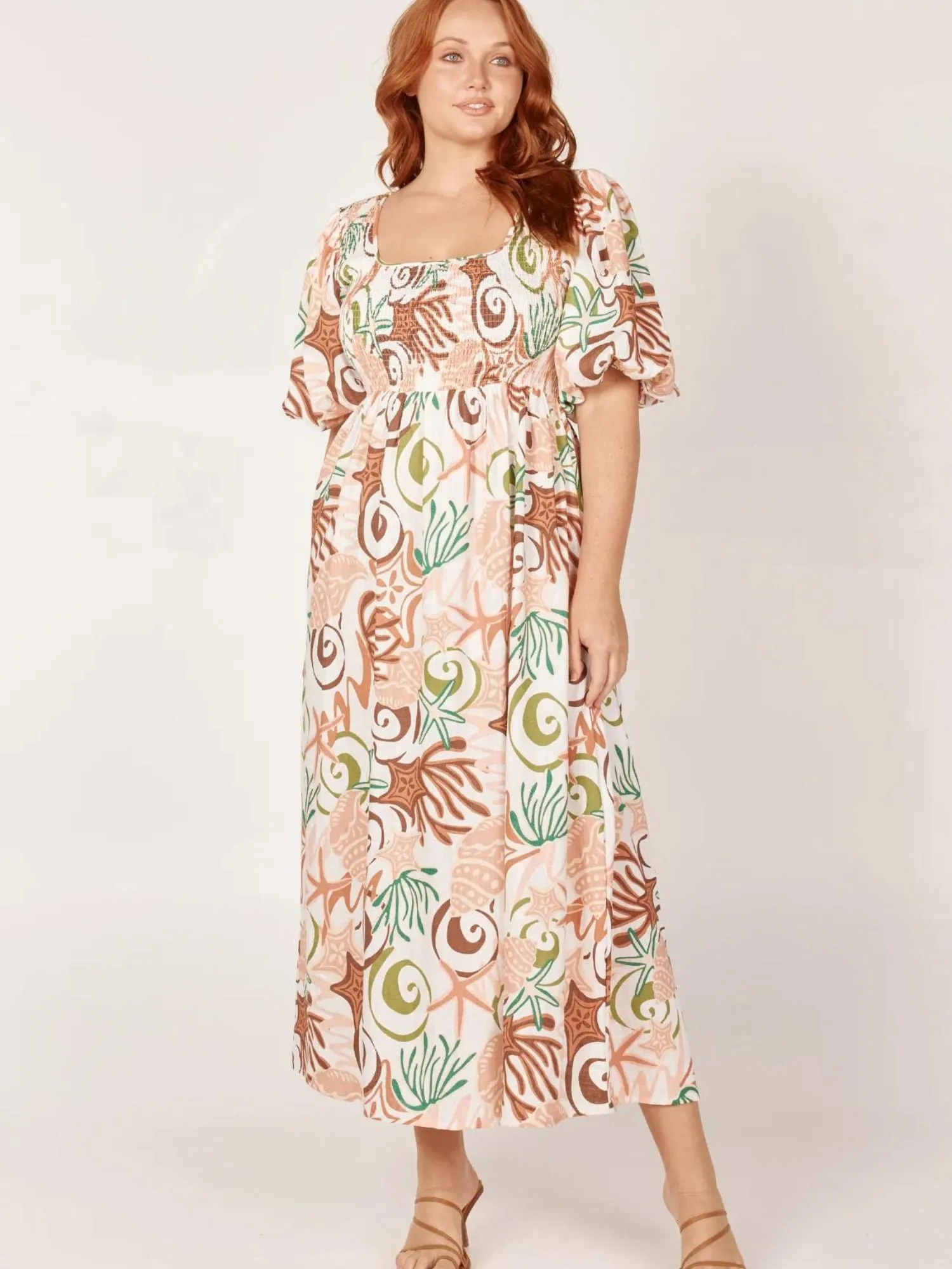 Ana Midi Dress | Koralli Print