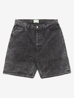 Aries Acid Wash Denim Short - Black