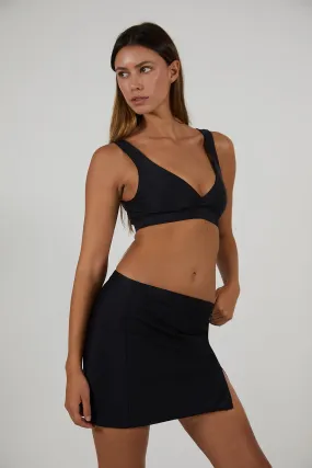 August Swim Skirt / Black