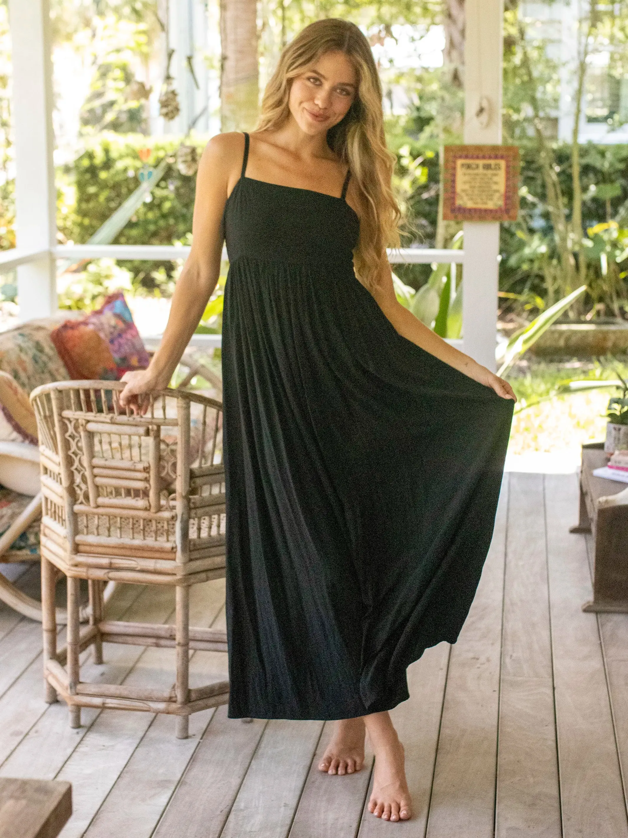 Bailey Maxi Dress - Black