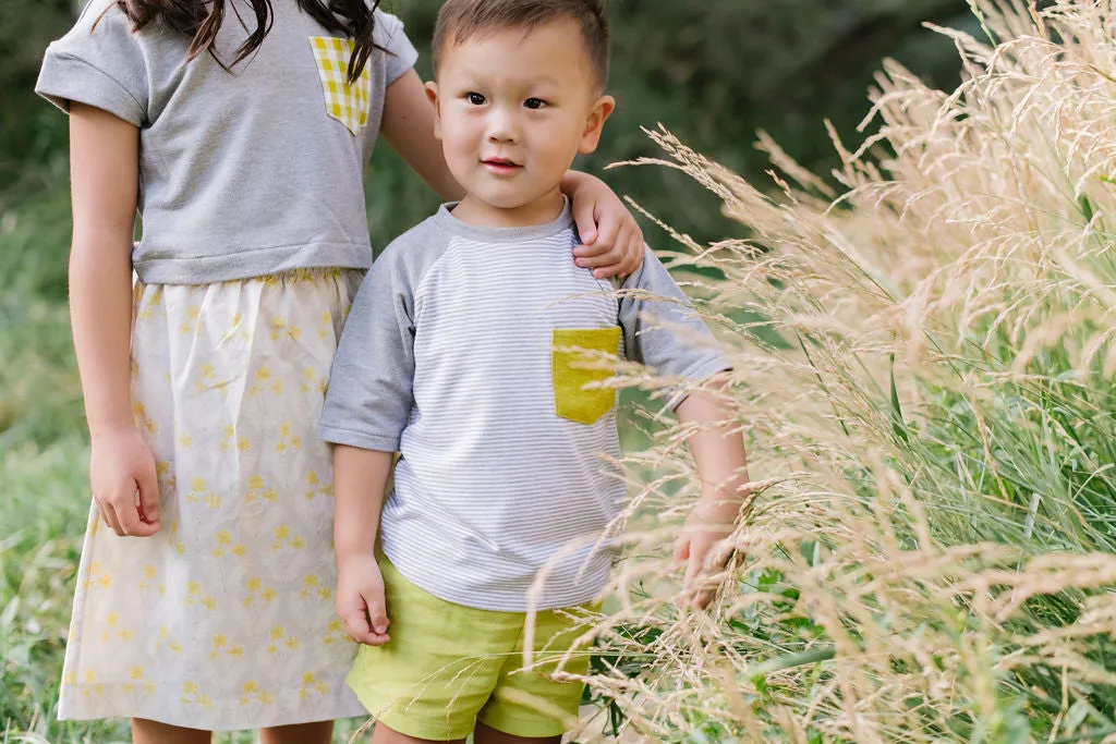 Bamboo Modern Tee in Stone