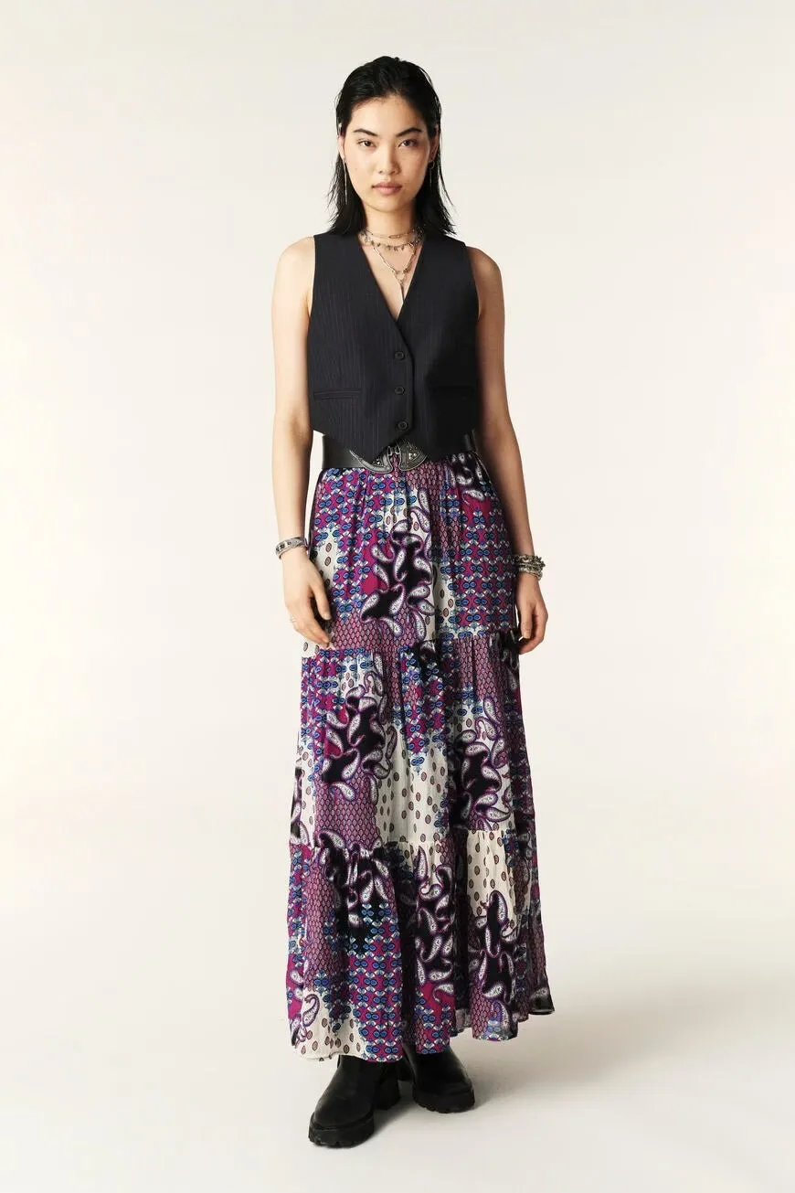 Bash Paris Brooke Skirt in Violet