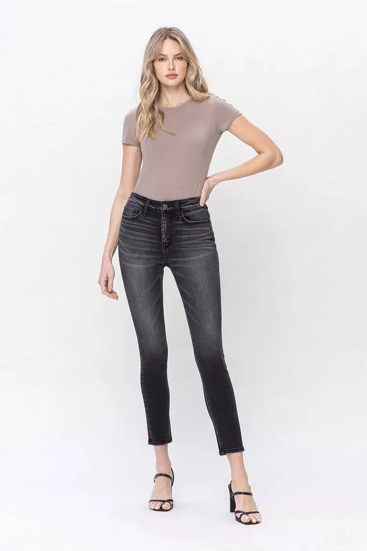 Bay City High Rise Black Skinny Denim