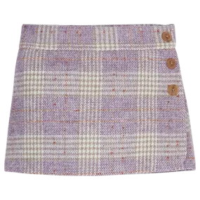 BISBY Mini Skort - Lilac Tweed