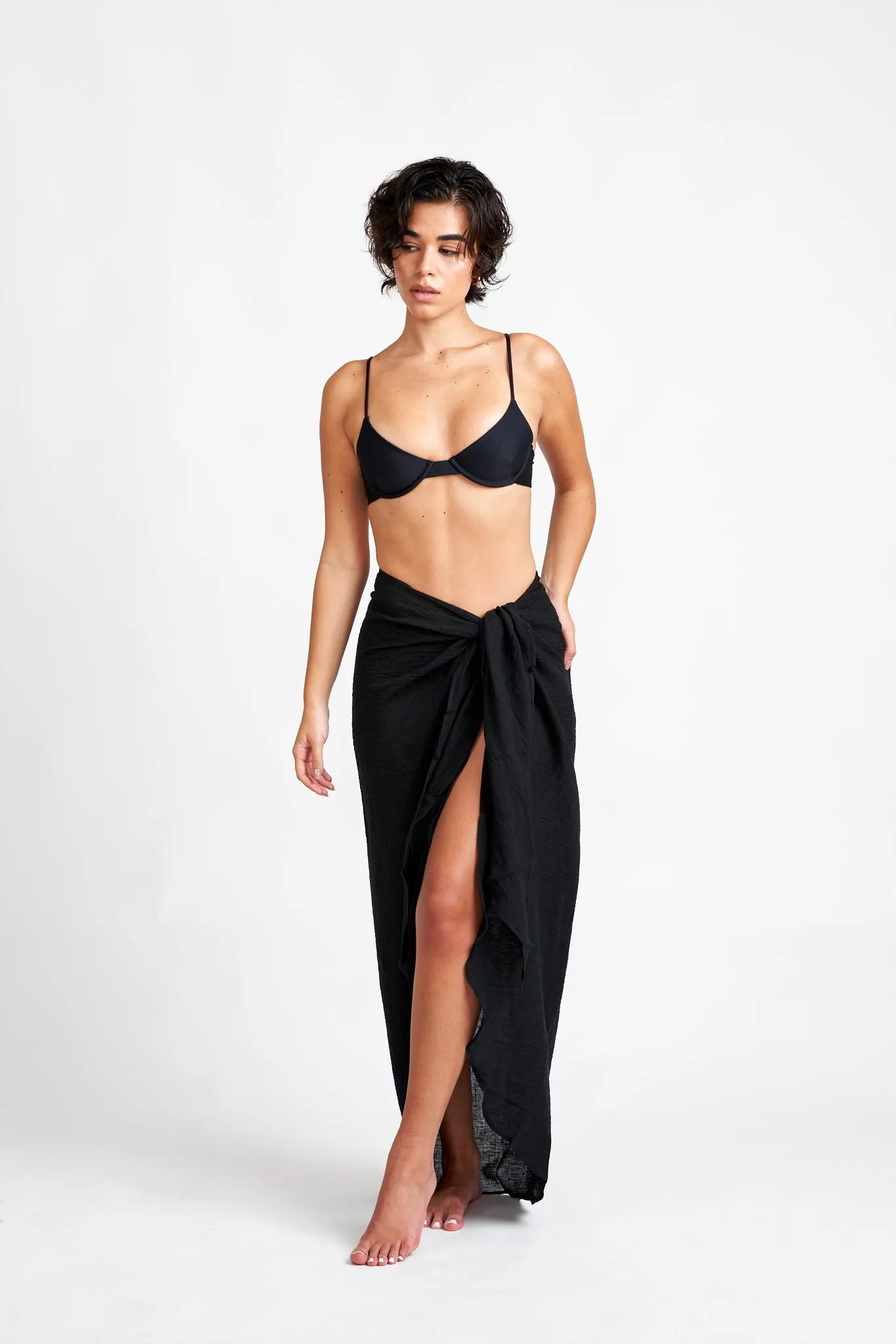 Capri Sarong | Nero