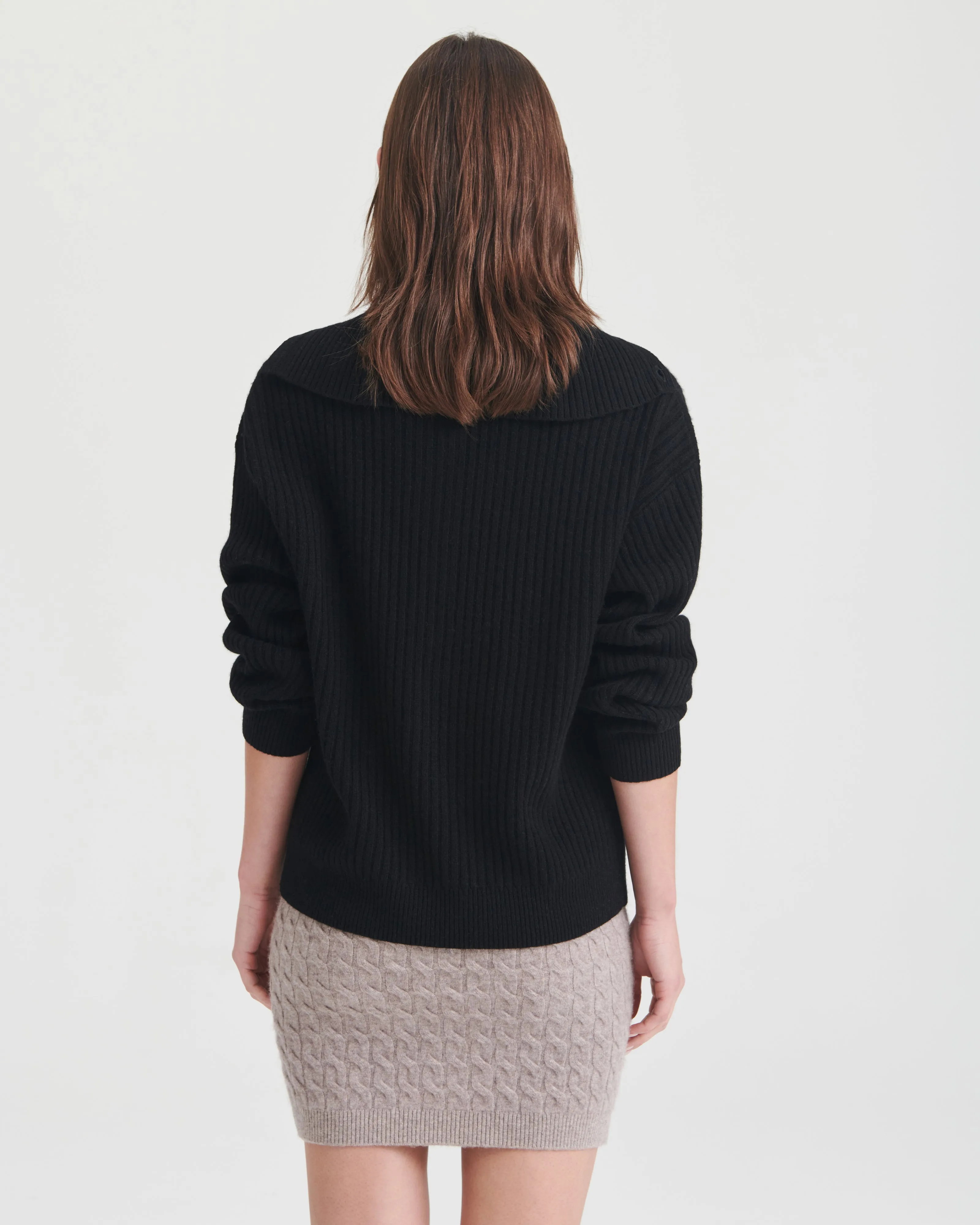 Premium Cashmere Cable-Knit Mini Skirt Designs