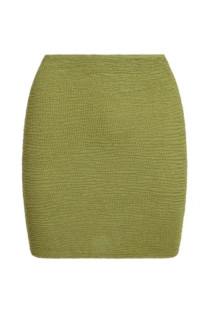 Cayman Skirt - Vivid Moss Crinkle