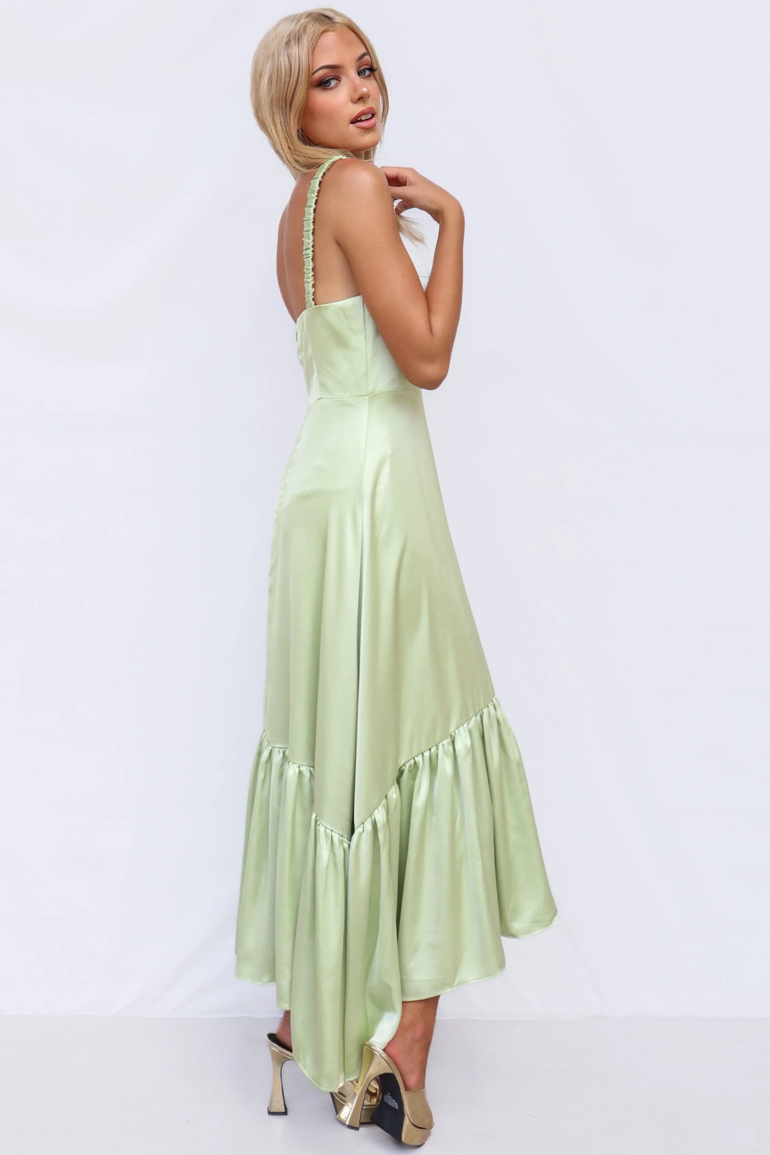 Charming Maxi Dress - Pistachio