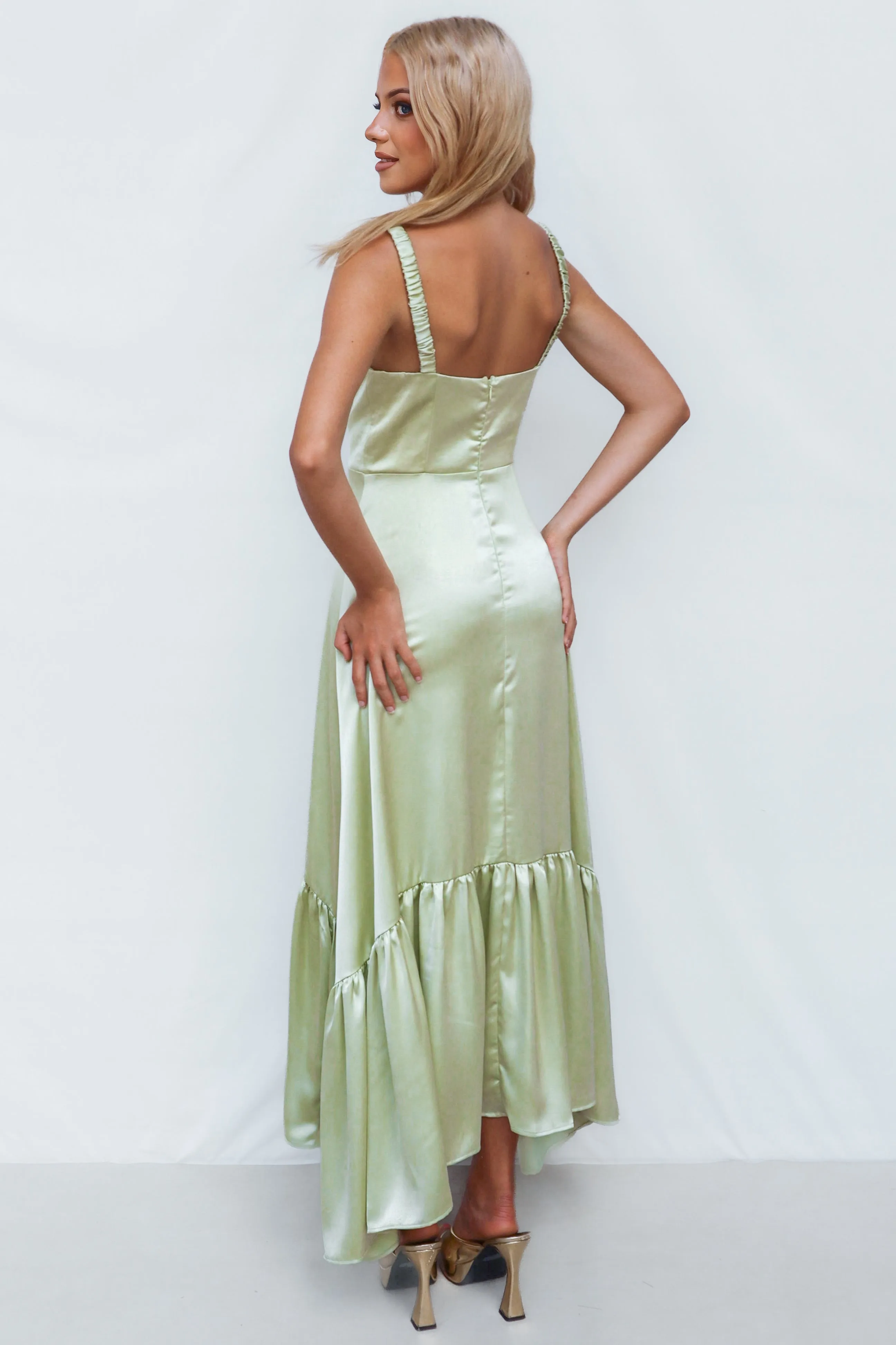 Charming Maxi Dress - Pistachio