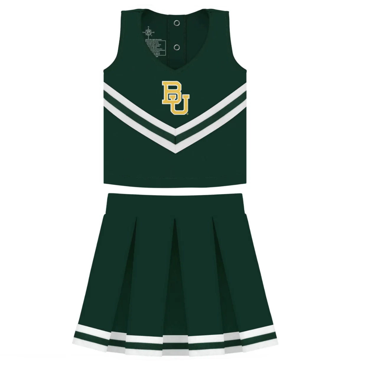 Cheer Set with Bloomer | Baylor University Green