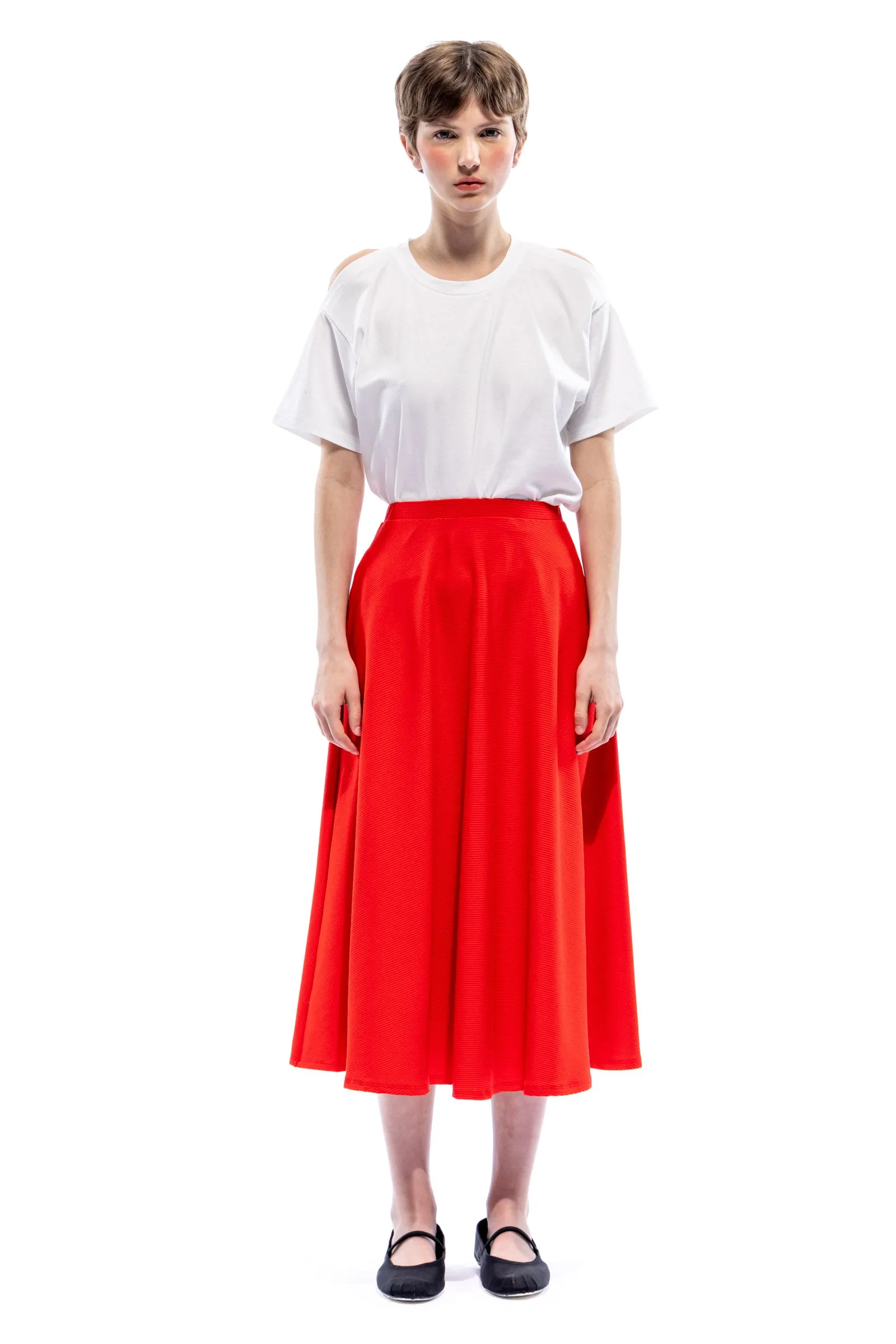 Circular Midi Skirt