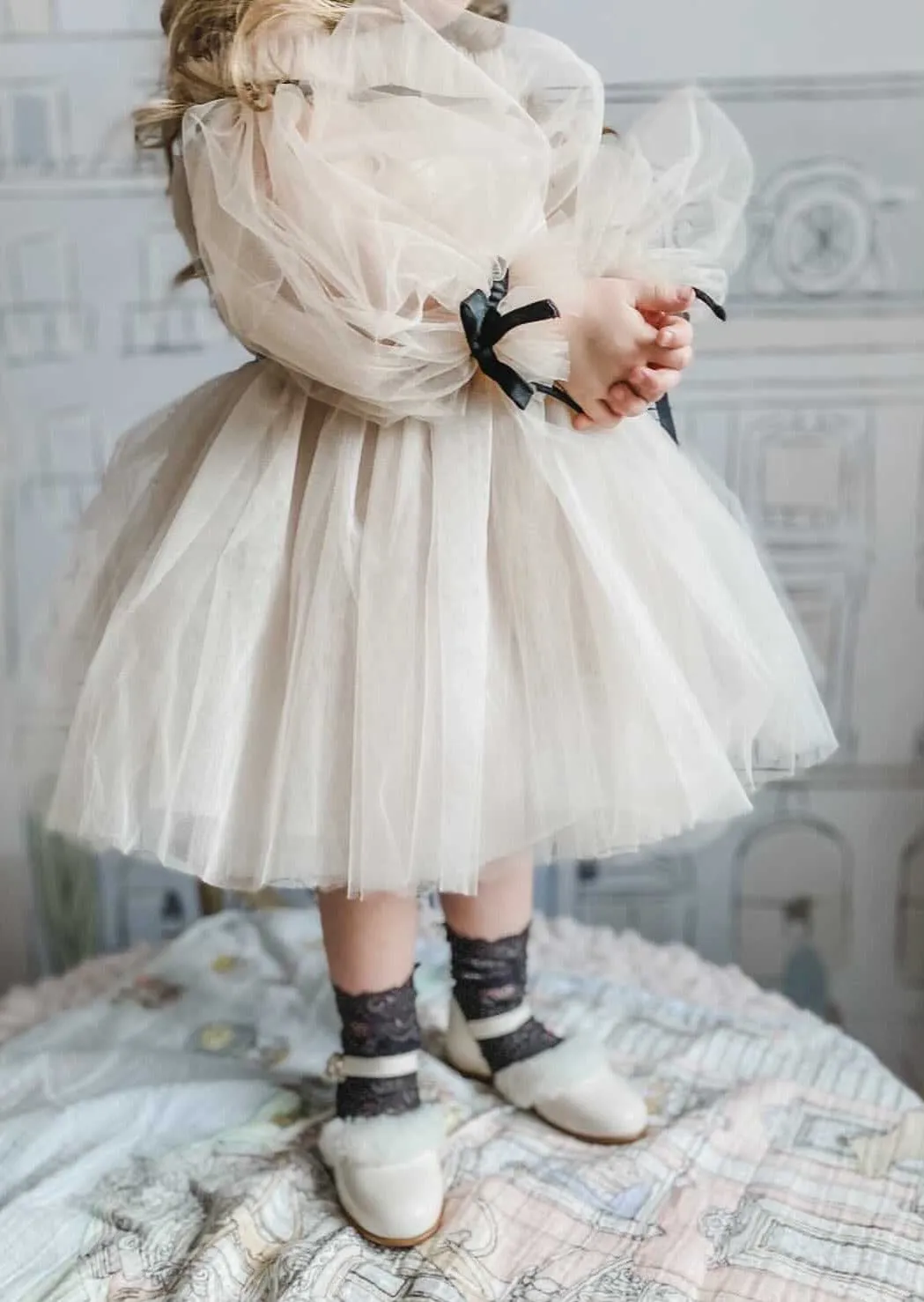 Coco-Caramel Tulle Dress