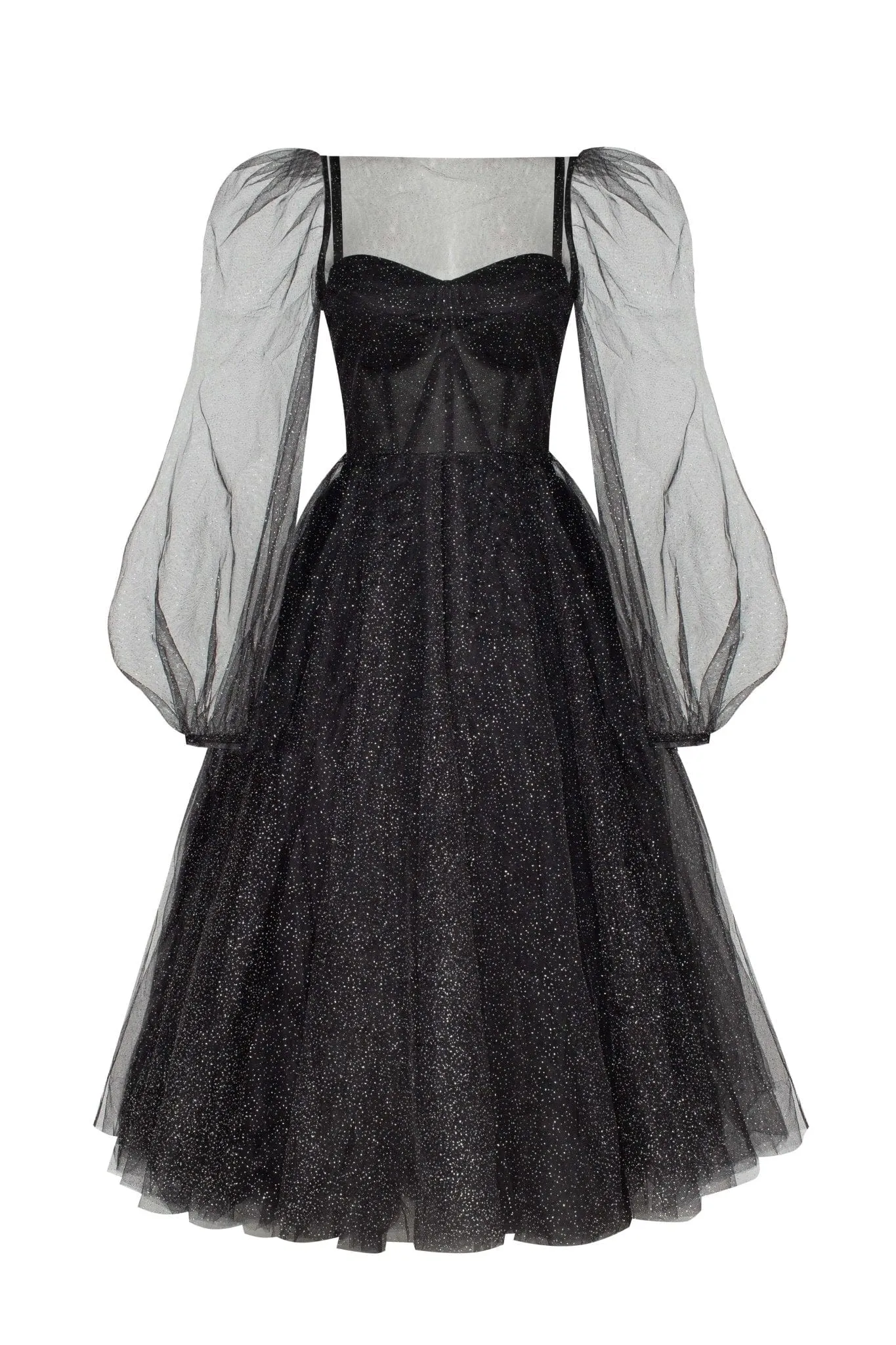 Flattering Sparkly Tulle Dress for a Glamorous Look