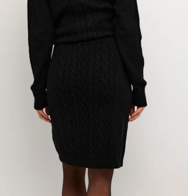 CR - Dela knit skirt - black