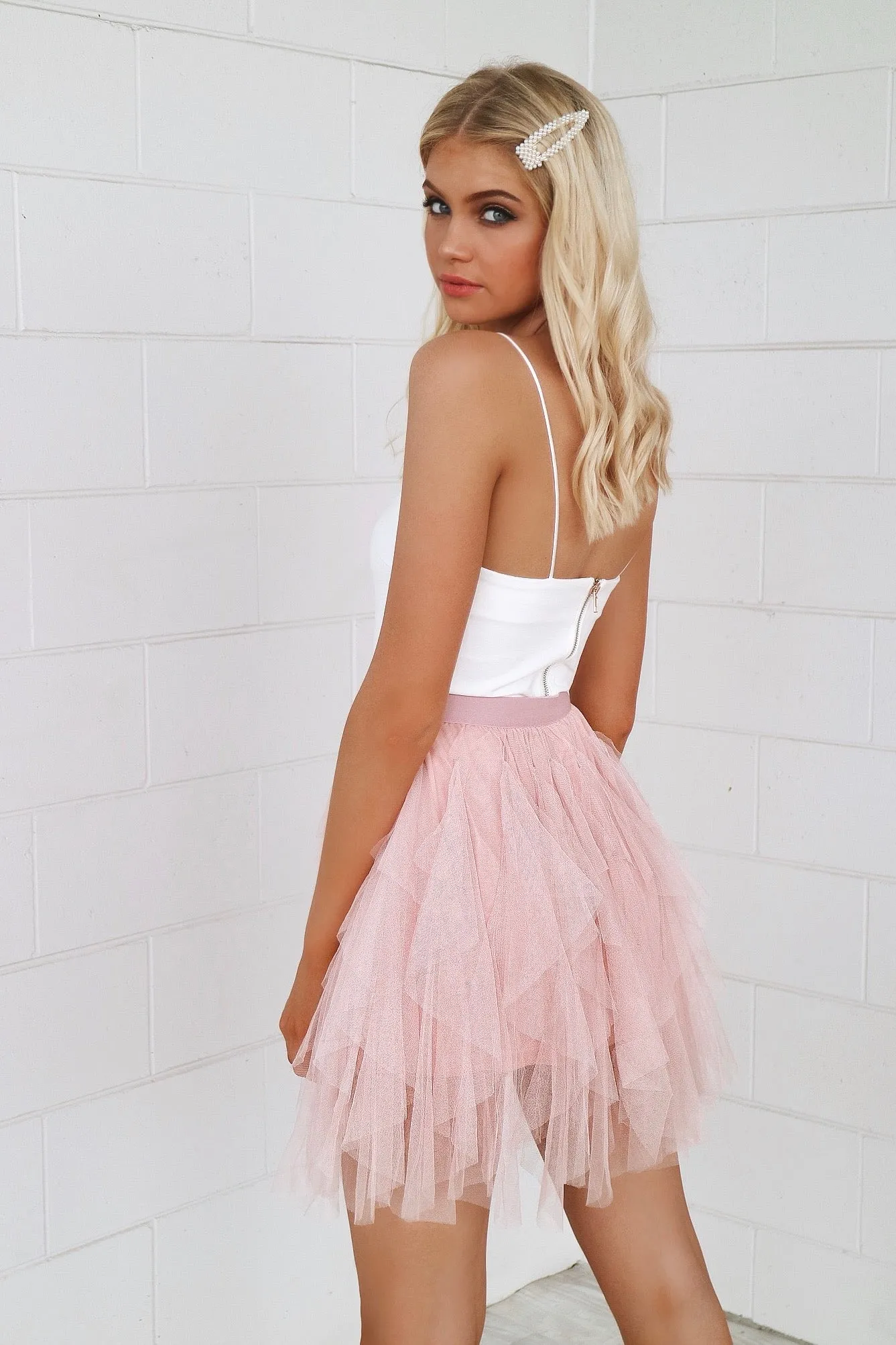 Cupid Tulle Skirt - Blush Pink