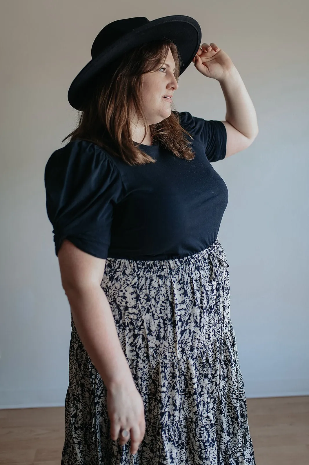 Curve Gardenia Tiered Skirt - FINAL SALE