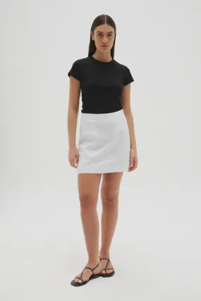 Darcy Skirt White