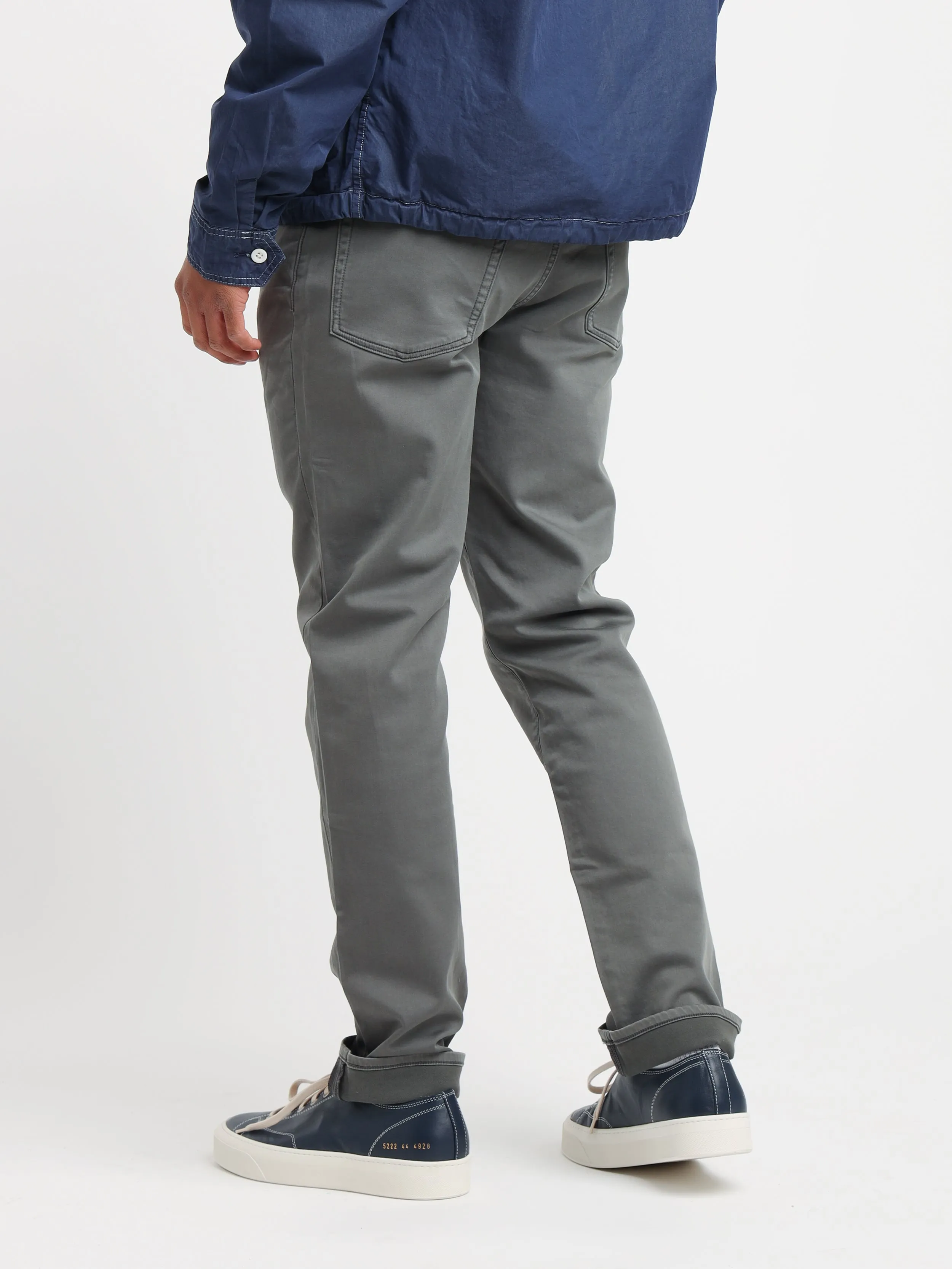 Dark Metal Grey Sullivan Slim Knitlike Chino Pant