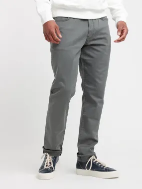 Dark Metal Grey Sullivan Slim Knitlike Chino Pant