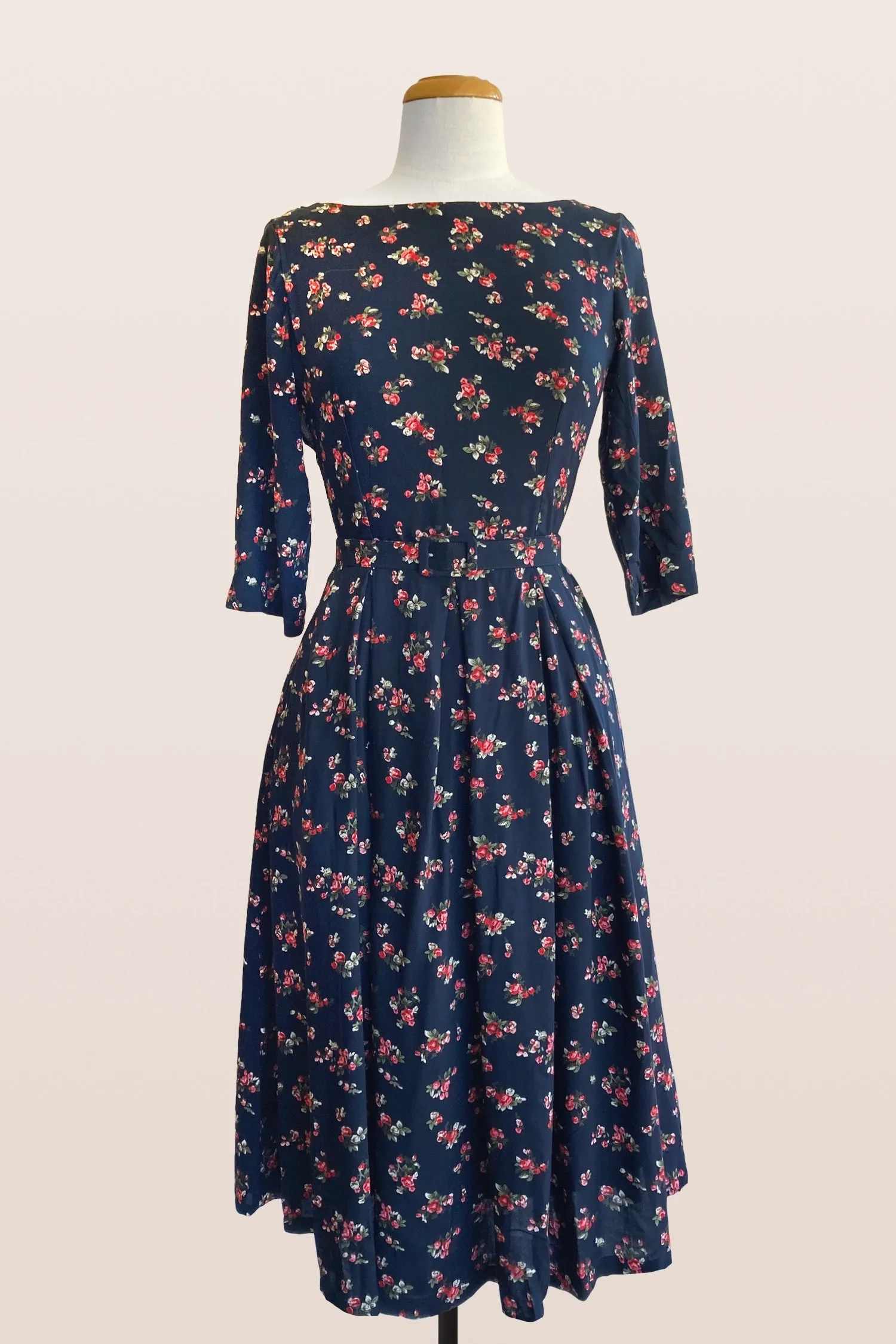 Deborah French Roses Dress