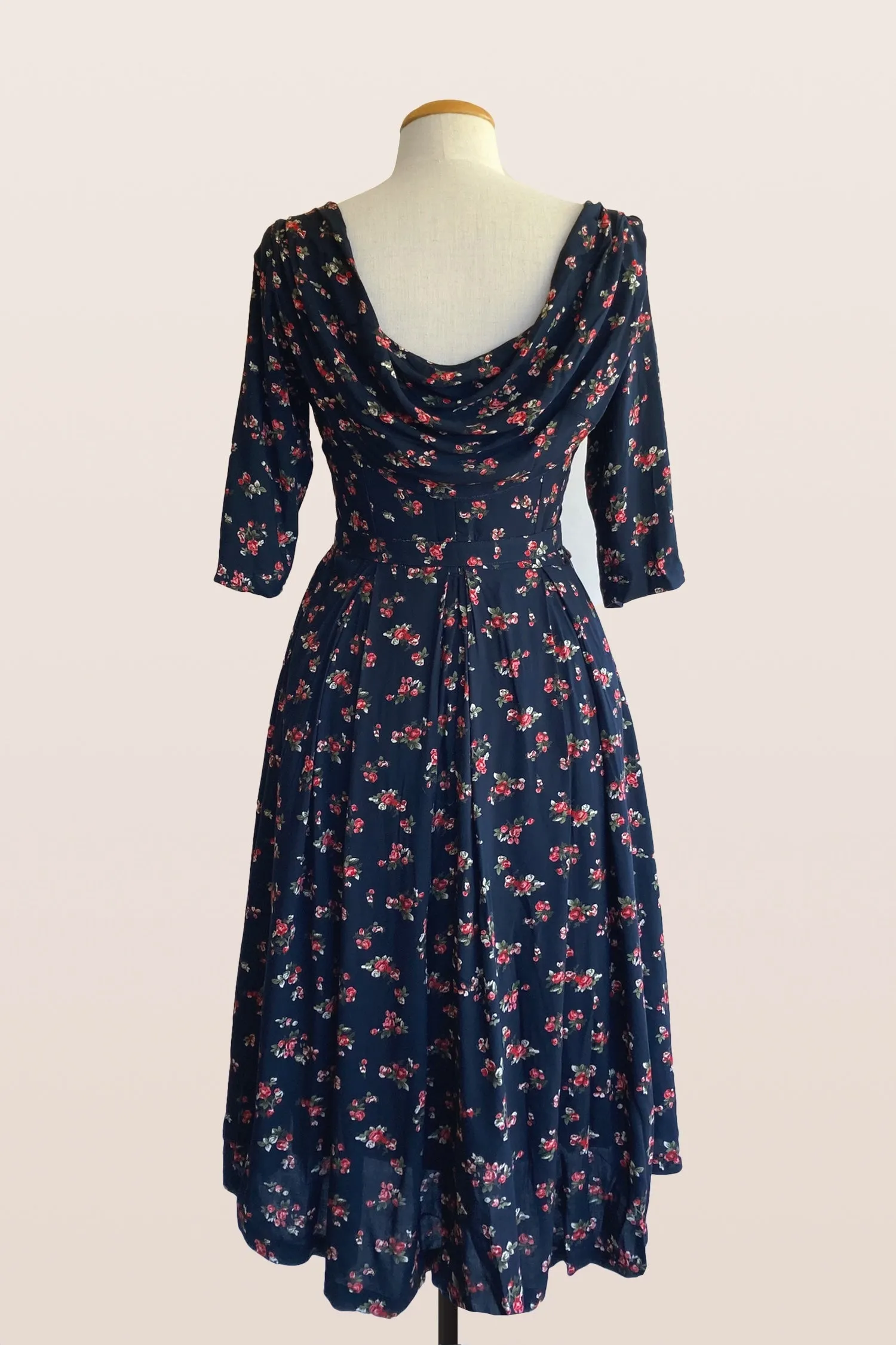 Deborah French Roses Dress