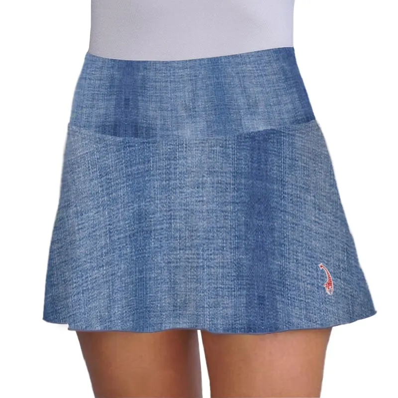 Denim Hearts Skirt