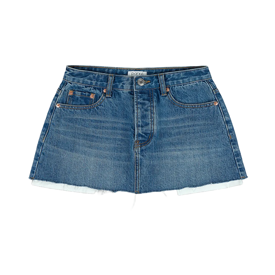 Denim Mini Skirt Classic Wash