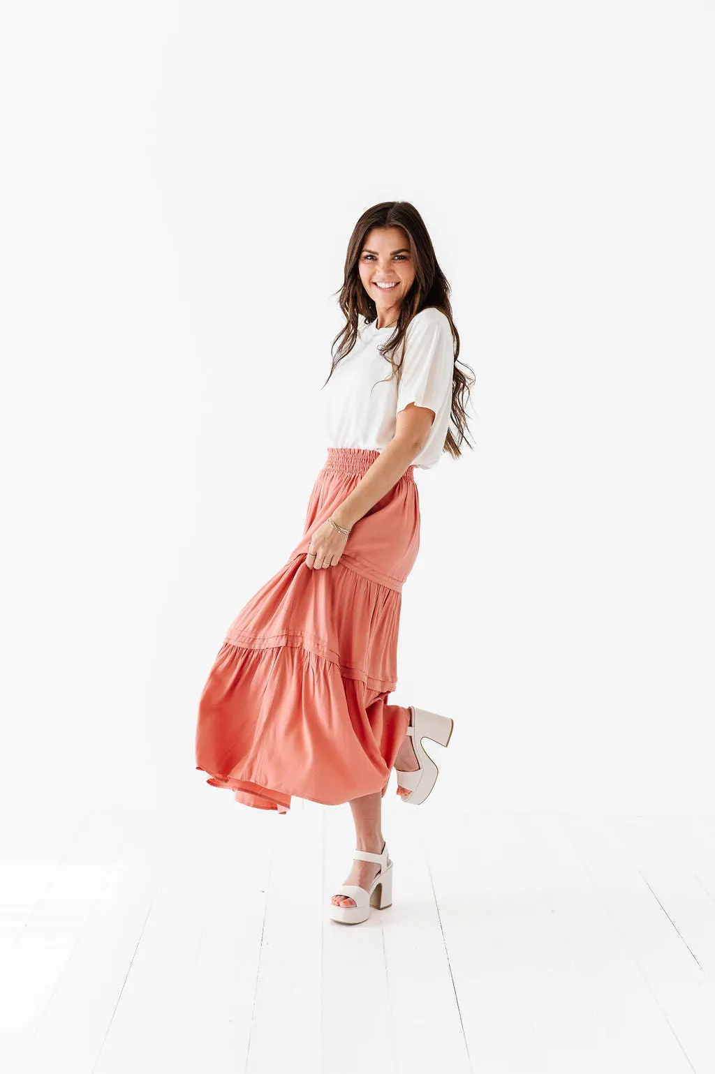 Devery Tiered Skirt