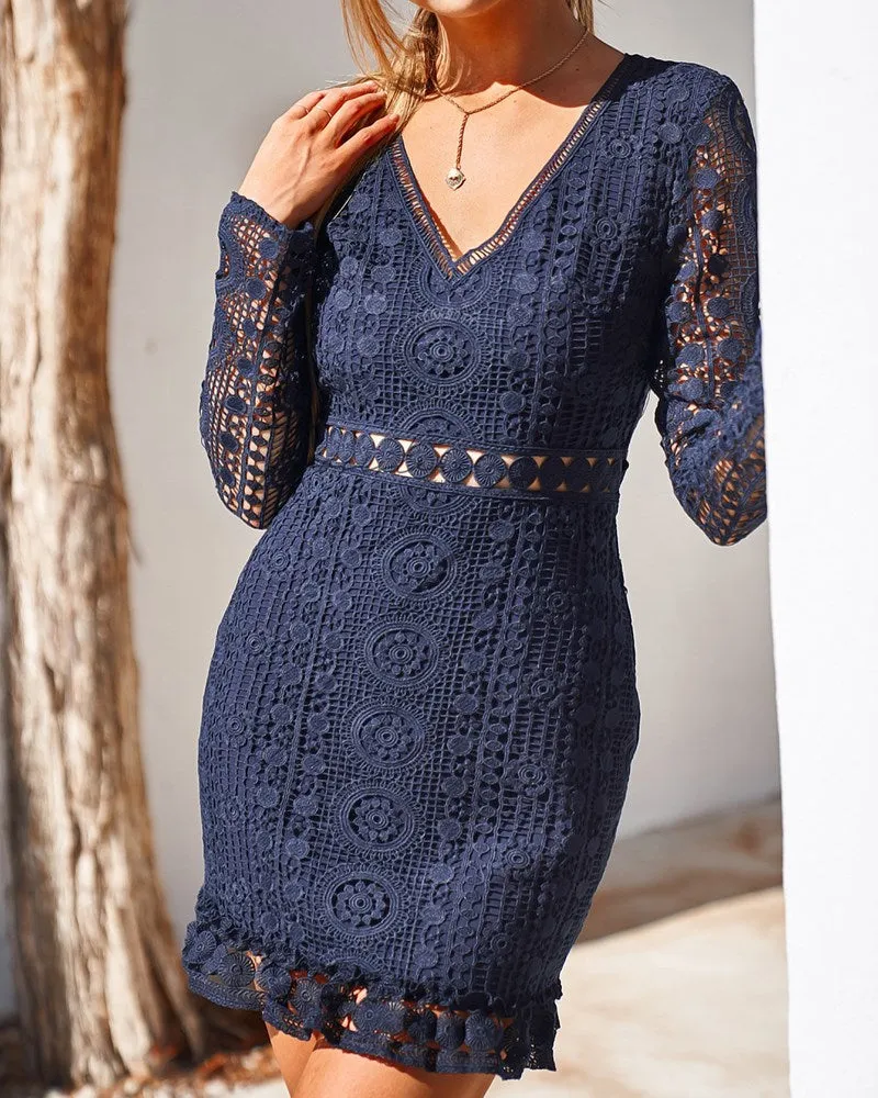 Emery Dress - Navy