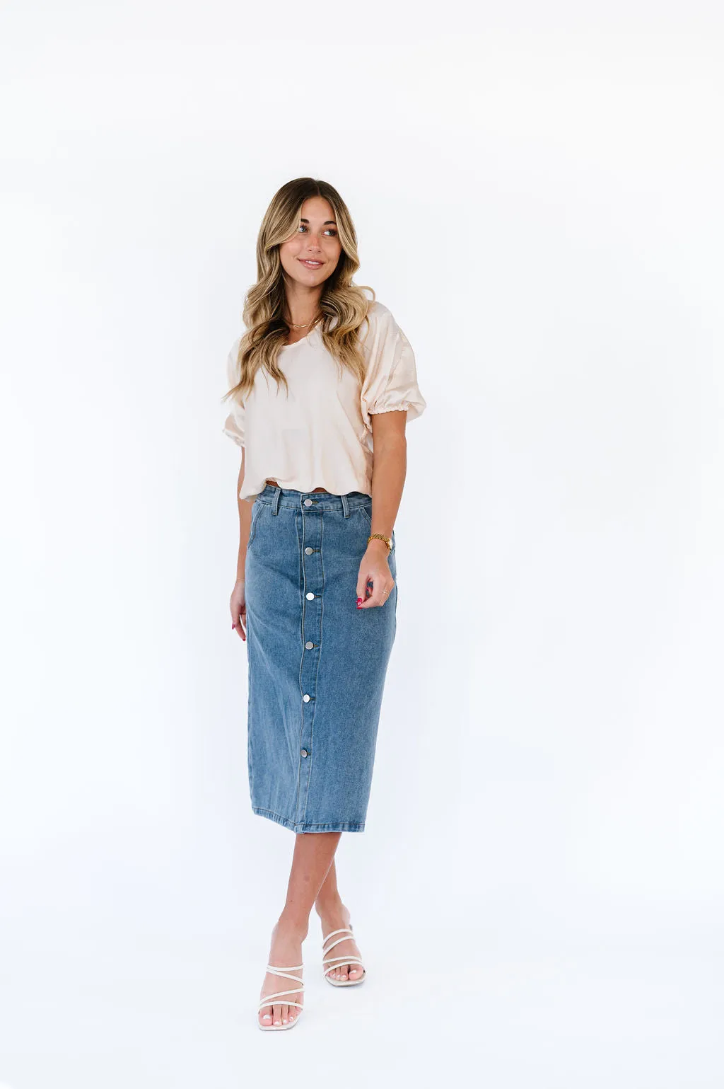 Harriet Denim Skirt