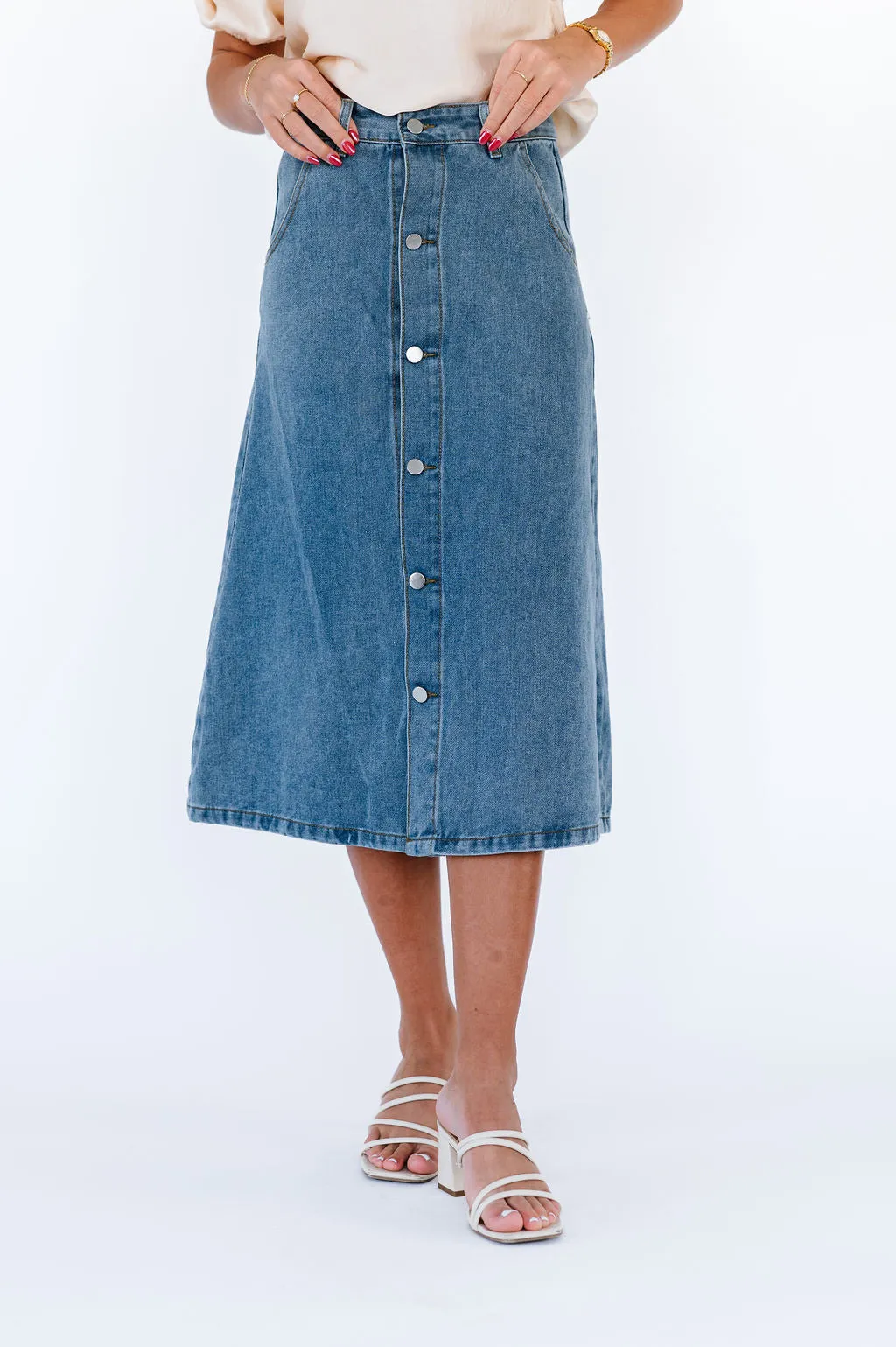 Harriet Denim Skirt