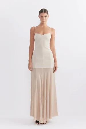 Harriette Maxi Dress Stone