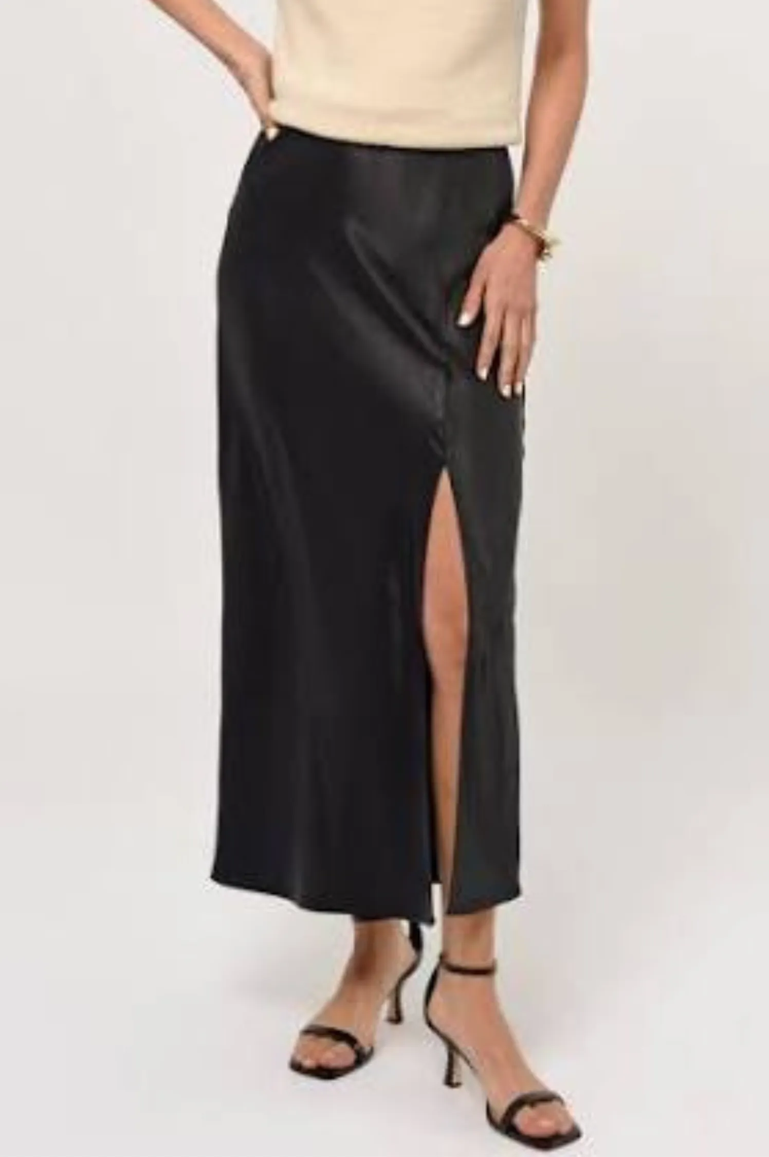 Hayek Slit Maxi Skirt