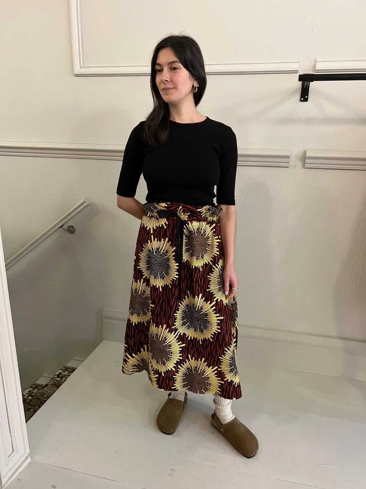 High Skirt in Brown