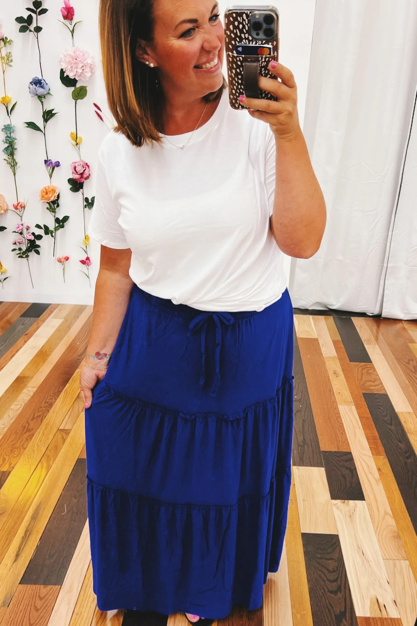 Hilda Tiered Ruffle Maxi Skirt