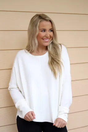 Ivory Basic Long Sleeve