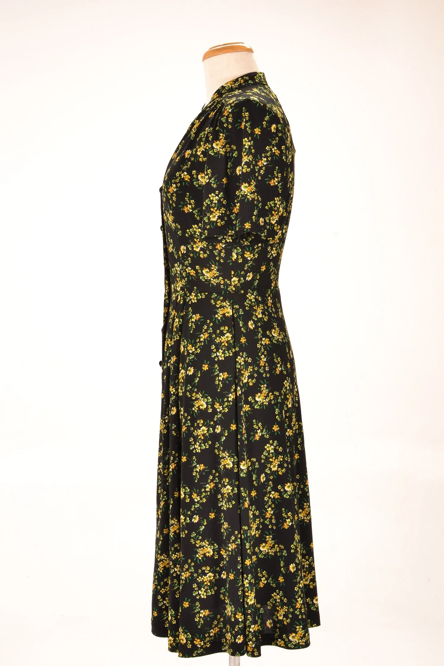 Jobelle Black & Mustard Dress