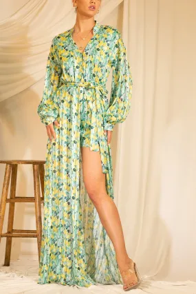 Lemon & Lime Romper Maxi Dress