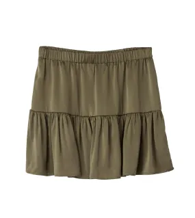 LUCILLE KHAKI MINI SKIRT