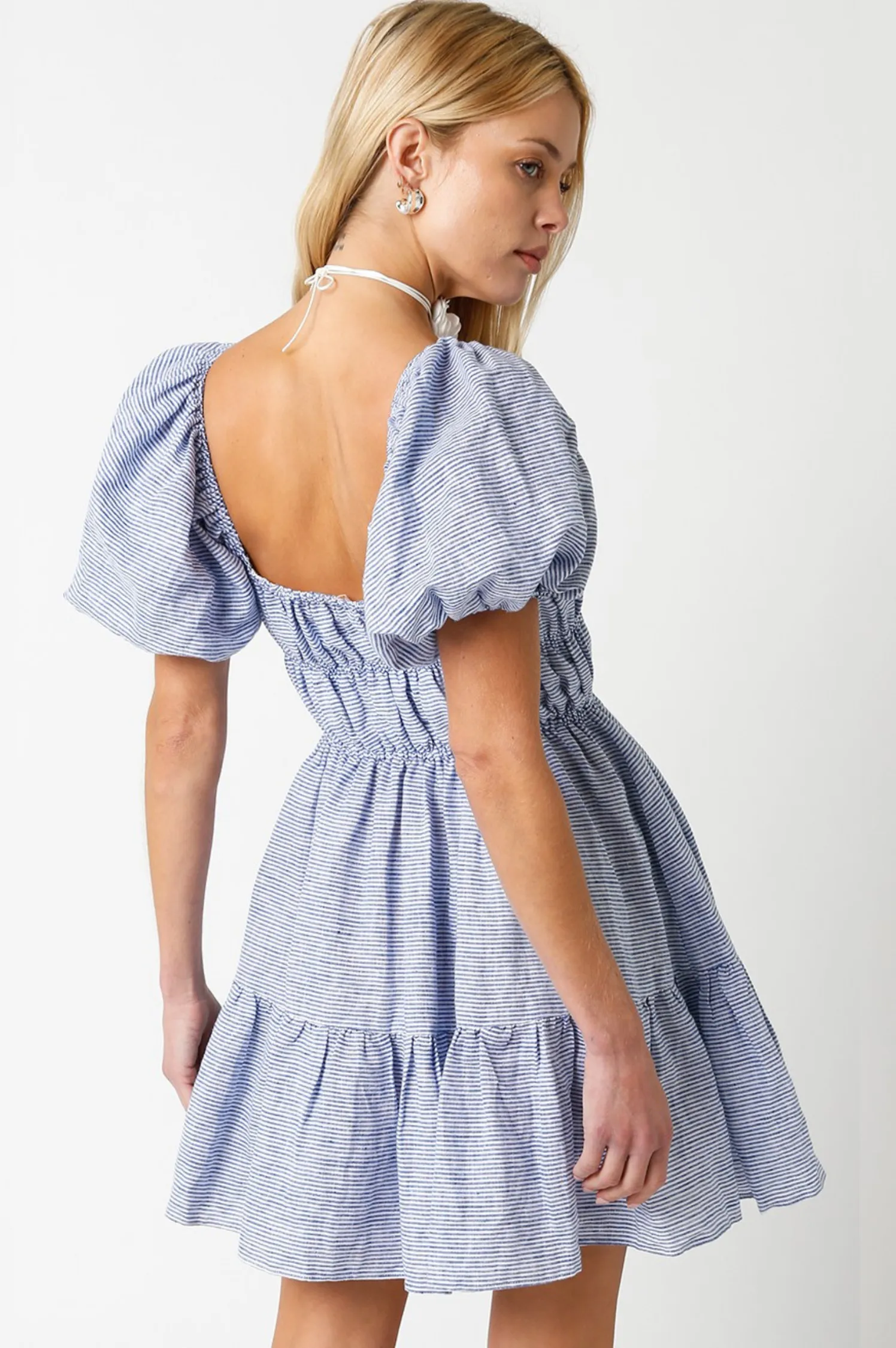 Maren Linen Mini Dress