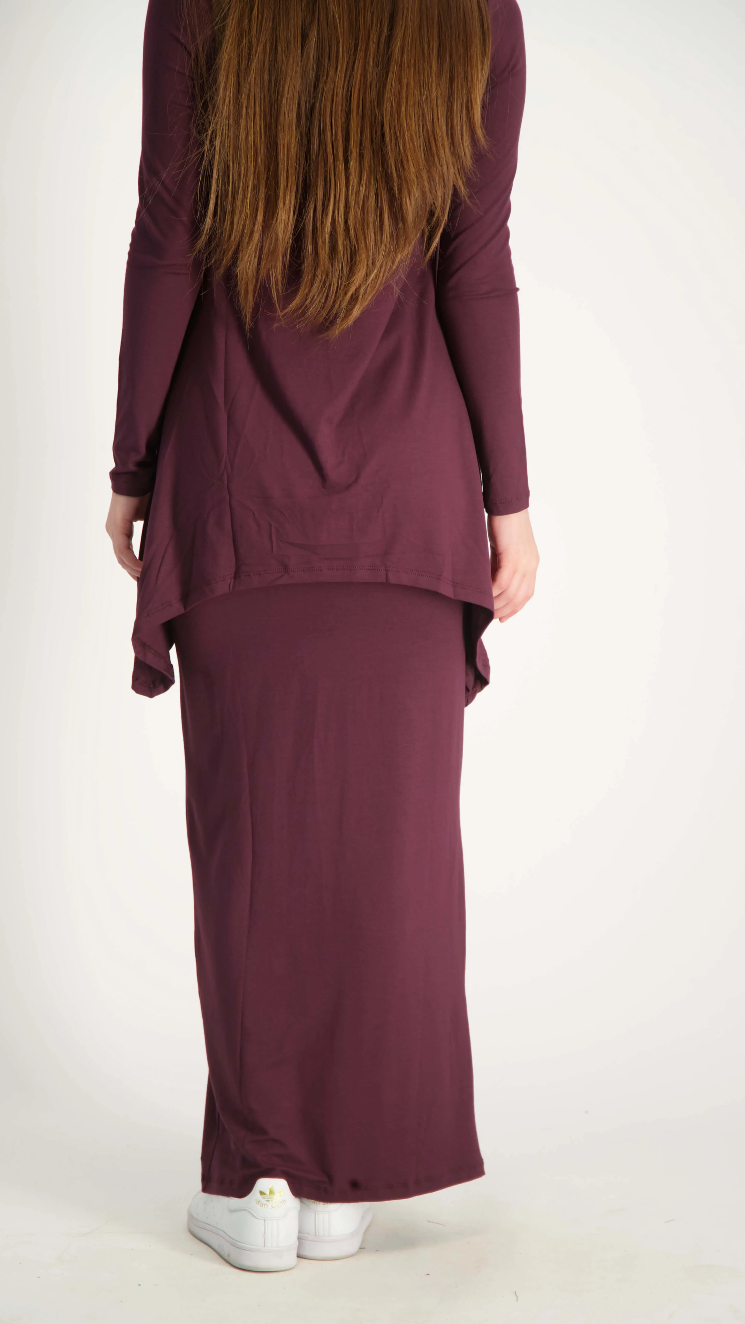 Maxi Skirt / Burgandy