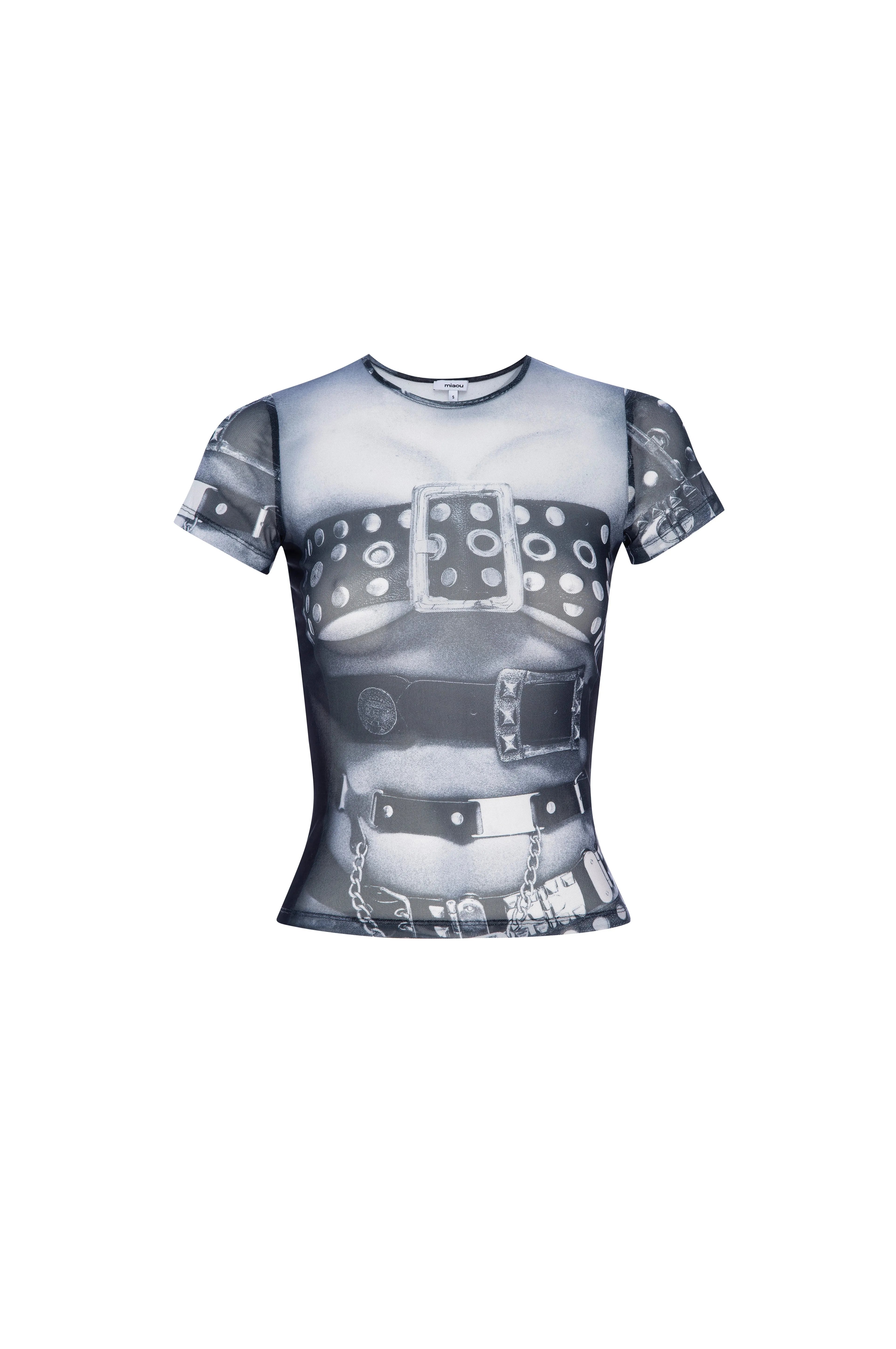 MINI TEE - BELT PRINT