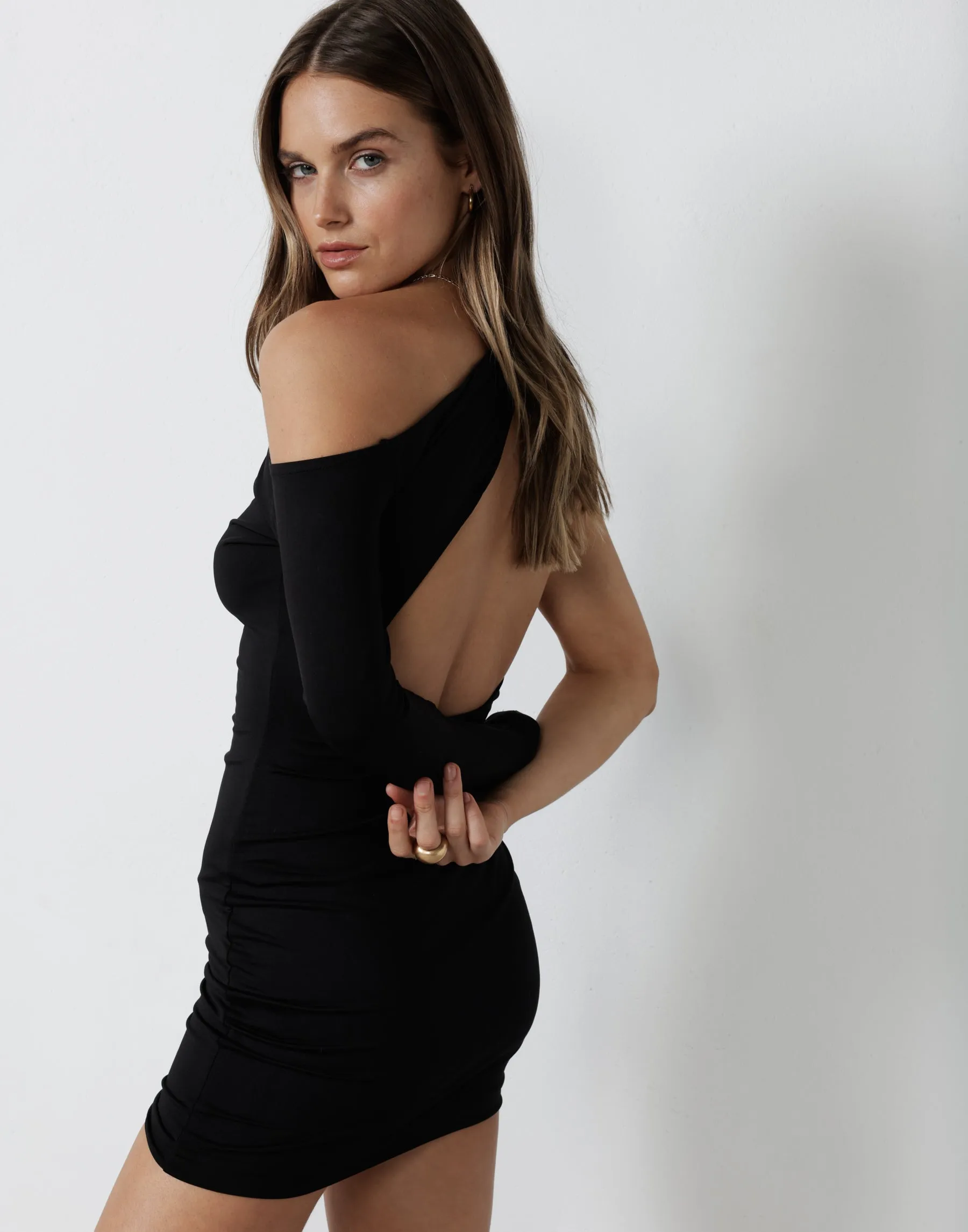 Nico Mini Dress (Black)